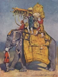 Ein Staatselefant in voller Pracht, 1903