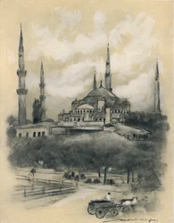 Moschee der Hagia Sophia, Konstantinopel, 1903