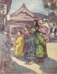 Das Spiel beobachten, ca. 1887, 1901