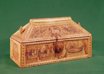 Truhe, die früher das Heilige Grabtuch von Besançon enthielt, 13. Jahrhundert