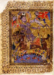 Illustration aus Kitab al-aghani Buch der Lieder