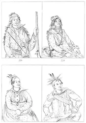 Creeks und Choctaws, 1841