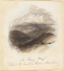 Illustration zu Longfellows "Der regnerische Tag"