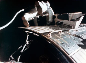 Alfred M. Worden während der Apollo 15 Mondmission, 1971