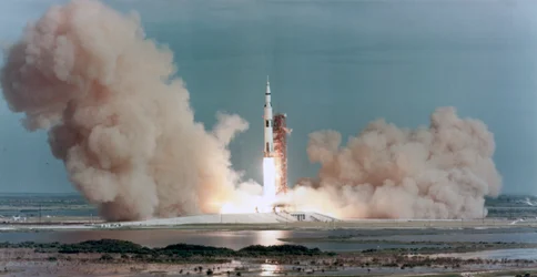 Der Start von Apollo 15, Kennedy Space Center, Florida, USA, 1971