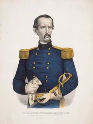 Brig.-Genl. Michael Corcoran der Irish Brigade, ehemaliger Oberst des tapferen N.Y. "Sixty Ninth"