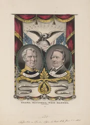 Großes nationales Banner der Whigs, ca. 1848