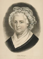 Martha Washington (Farblithographie)