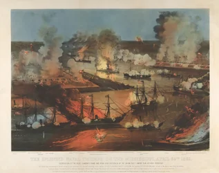 Der prächtige Marine-Triumph am Mississippi, 24. April