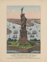 Die große Bartholdi-Statue – Freiheit erleuchtet die Welt, 1885