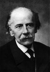 Jules (Emile Frederic) Massenet (1842-1912), französischer Komponist. Nach einem Foto von Nadar, Pseudonym von Gaspard-Felix Tournachon (1820-1910)
