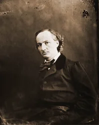 Porträt von Charles Baudelaire, Schriftsteller 1821-1867 (Foto)