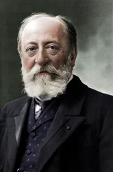 Camille Saint-Saëns 1835-1921, französischer Komponist, Organist, Dirigent und Pianist der Romantik