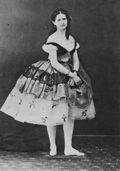Maria Surovshchikova-Petipa, russische Balletttänzerin, ca. 1861