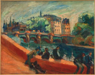 Ein Kai an der Seine