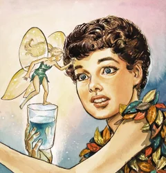 Peter Pan und Tinker Bell, Illustration aus 