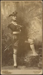 John Drew, Jr. als Captain Plume aus "The Recruiting Officer"