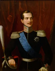 Porträt des Kronprinzen Alexander Nikolajewitsch (1818-1881)