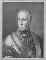 Franz II., Heiliger Römischer Kaiser, graviert von Giuseppe Longhi