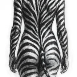 Zebrastreifenfigur
