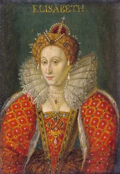 Miniatur-Ölporträt von Königin Elizabeth I. von England