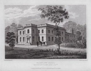 Farnley Hall, der Sitz von Walter Fawks