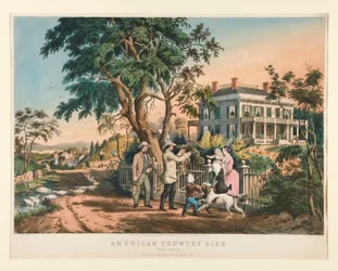 Amerikanisches Landleben: Oktober Nachmittag