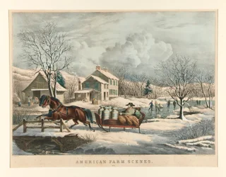 Amerikanische Bauernhofszenen./ Nr.4
