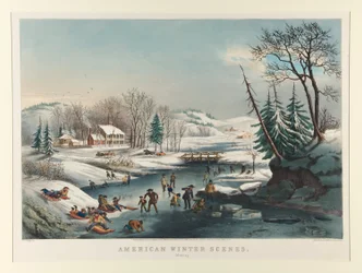 Amerikanische Winterszenen. Morgen