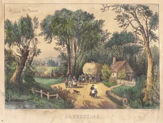Die Ernte. Die letzte Fuhre