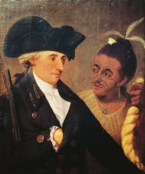 Porträt von Kapitän Charles Clerke (1741-1779), englischer Kapitän und Reisebegleiter von James Cook (1728-1779). Gemälde von Nathaniel Dance-Holland (1735-1811)