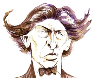 Ferruccio Busoni - Karikatur