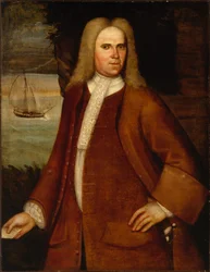 Porträt von Ebenezer Coffin, ca. 1714-1730