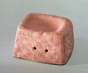Vasenträger, verwendet als Parfümbrenner, Chasseen-Kultur, 3000-2500 v. Chr.