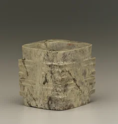 Kurzes Rohr (cong), Region des Tai-Sees, Liangzhu-Kultur, 3300-2250 v. Chr.