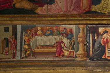 Detail aus der Krönung der Jungfrau