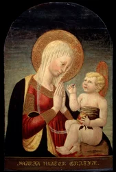 Madonna mit Kind und Granatapfel, 15. Jahrhundert