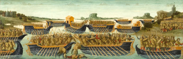 Die Schlacht von Actium, ca. 1475-1480
