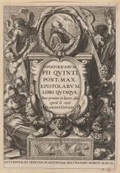 Titelseite für Apostolicarvm PII Qvinti Pont. Max...