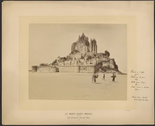 Le Mont-Saint-Michel, Gesamtansicht, Ostseite