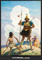 David und Goliath, um 1939