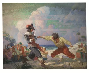 Das Duell am Strand