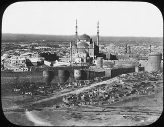 Die Zitadelle von Saladin in Kairo, Ägypten, um 1890