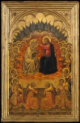 Die Krönung der Jungfrau, ca. 1380.
