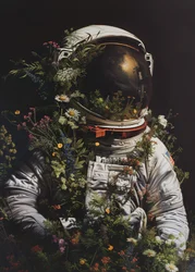 Blühender Astronaut