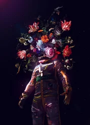 Kosmischer Garten Astronaut