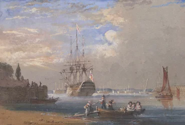 H.M.S. St. Vincent in Plymouth