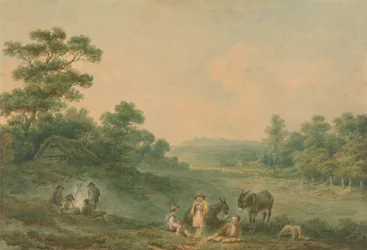 Landschaft mit Zigeunern