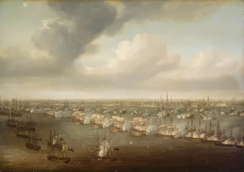 Die Schlacht von Kopenhagen, 2. April 1801