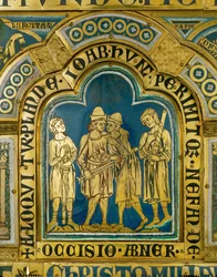 Joab ermordet Abner, ehemaligen General von König Saul, der zu König David überging